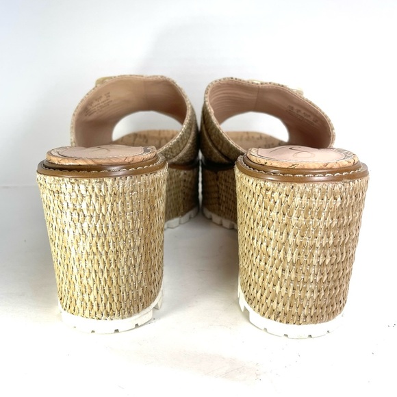 Sam Edelman Tan Strappy Sandals with Buckle Detail - Picture 5 of 12